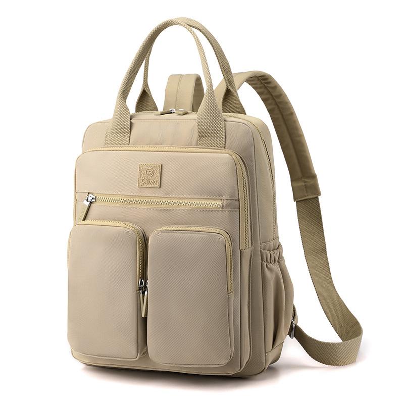Новый качественный женский рюкзак, износостойкий, износостойкий, портативный, наплечный, нейлоновый, дорожный рюкзак хаки